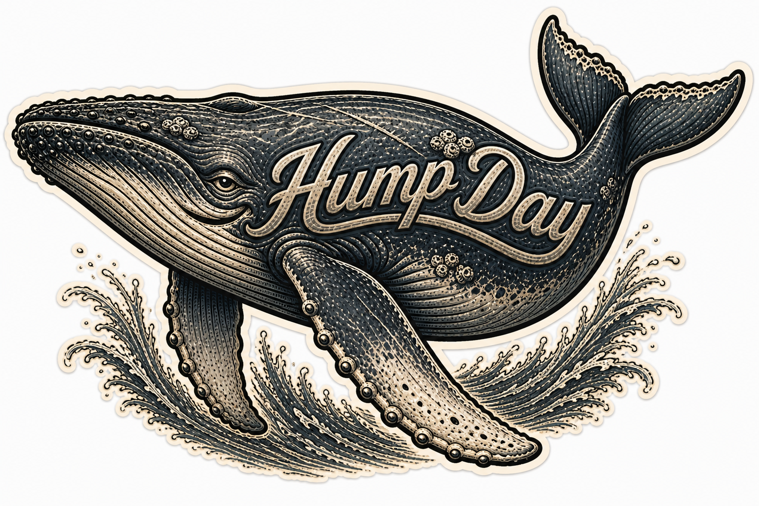 Hump Day whale artwork